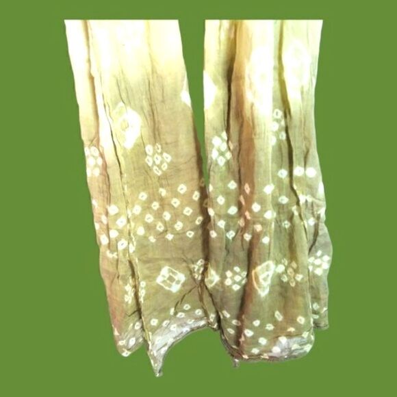 SCARF 100% Cotton OMBRE Screen printed Made in INDIA - Picture 2 of 3